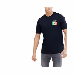 DIESEL T JUST ZB Mens T Shirt Short Sleeve Crew Neck Casual Summer Cotton Tees - Blue, S