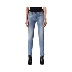 DIESEL SANDY 084RH Womens Denim Jeans Faded Regular Slim Fit Casual Blue Pants - W24