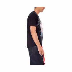 DIESEL T WALLACE SG Mens T Shirt Short Sleeves Crew Neck Casual Summer Black Tee - M