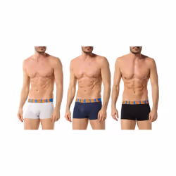 DIESEL UMBX SHAWN 0GAPG Mens Boxer Shorts 3 Pack Stretch Trunks Cotton Underwear - S