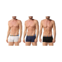 DIESEL UMBX SHAWN 0GAPG Mens Boxer Shorts 3 Pack Stretch Trunks Cotton Underwear - S