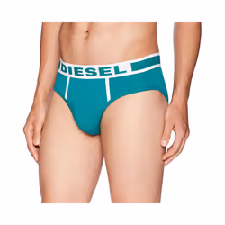 DIESEL FRESH and BRIGHT Mens Comfy Briefs Cotton Modal 1x Pack Underwear Trunks - S, Till Blue