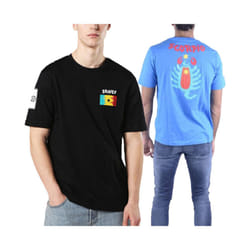 DIESEL T JUST ZB Mens T Shirt Short Sleeve Crew Neck Casual Summer Cotton Tees - Black, M