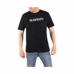 DIESEL T JUST ZD 0SAYP 900 Mens T-shirt Graphic Print Crew Neck Summer Black Tee - M