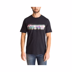 DIESEL T JUST ZG Mens T Shirt Regular Fit Short Sleeves Summer Black Cotton Tee - S
