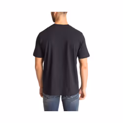 DIESEL T JUST ZG Mens T Shirt Regular Fit Short Sleeves Summer Black Cotton Tee - S