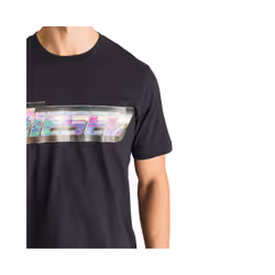 DIESEL T JUST ZG Mens T Shirt Regular Fit Short Sleeves Summer Black Cotton Tee - S