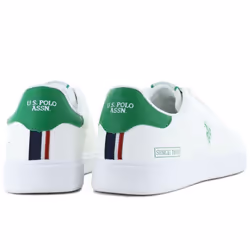 U.s. Polo Assn. Byron - Herren Sneakers Schuhe WeiÃ 001-whi-gre03 Original - white, EU 42 US 8.5