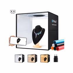 PULUZ 40cm Ring Light Photo Tent with 6 Backdrops, PD20W Quick Charge, USB (EU Plug)