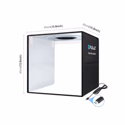 PULUZ 40cm Ring Light Photo Tent with 6 Backdrops, PD20W Quick Charge, USB (EU Plug)