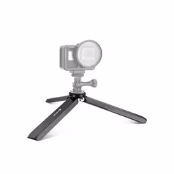 For DJI Osmo Pocket 3 / Insta360 X4 PULUZ Aluminum Alloy Metal Tripod (Black)
