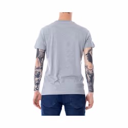 DIESEL T DIEGO BROK Mens Grey T Shirt Short Sleeve Crew Neck Casual Cotton Tee - S