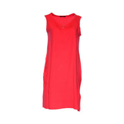 DIESEL D ISBEL Womens Dress Plain Sleeveless Red Tops - S