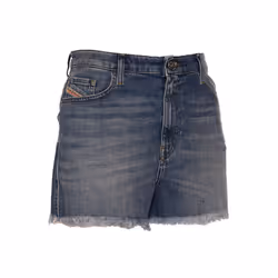DIESEL DE NICO RK84X Women Denim Shorts Raw edge Slim - W29