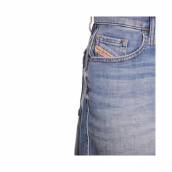 DIESEL DE NICO RK84X Women Denim Shorts Raw edge Slim - W29