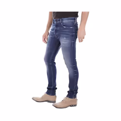 DIESEL TEPPHAR R39M0 Mens Denim Jeans Regular Fit Straight Leg Casual Blue Pants - W30 L32
