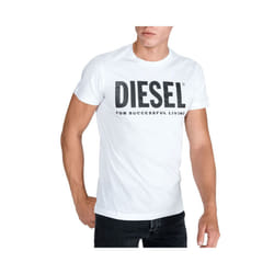 DIESEL T DIEGO LOGO Mens T Shirts Short Sleeved Casual Top Summer Cotton Tee NEW - White, L