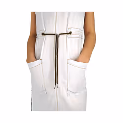 DIESEL R CHAD Womens Dress Sleeveless Lyocell Casual Summer Party Wear White Top - M