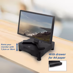 Ewent EW1280 monitor mount / stand Desk Black - Additional view 4
