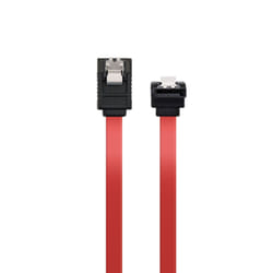 Ewent HDD S-ATA cable 1.5GBits / 3GBits / 6GBits S-ATA L-Type > L-Type 90° with clips, 0,5mt