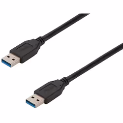 Ewent USB 3.0 cable "A" M > "A" M, 3,0m, 3 m, USB A, USB A, USB 3.2 Gen 1 (3.1 Gen 1), Black