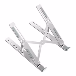 Ewent EW1266, Laptop stand, Silver, Aluminium, Silicone, 25.4 cm (10"), 39.6 cm (15.6"), 5 kg