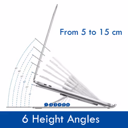 Ewent EW1266 laptop stand Silver 39.6 cm (15.6")