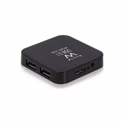 Ewent EW1134 interface hub USB 3.2 Gen 2 (3.1 Gen 2) Type-A 5000 Mbit/s Black