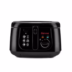 Girmi FG2100, Deep fryer, 2.5 L, 130 °C, 190 °C, Single, Black