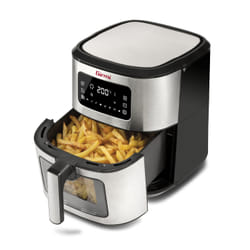 Girmi FG8800 fryer Single 6.5 L Stand-alone 1700 W Hot air fryer Black, Stainless steel