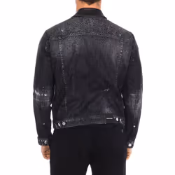 Chaqueta Vaquera S74am1080-s30357 Para Hombre - black, 48