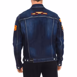 Chaqueta Vaquera Parches S74am1079-s30664 Para Hombre - blue, 48