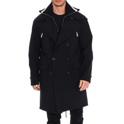 Gabardina De Doble Capa S74ah0094-s40320 Para Hombre - black, 48