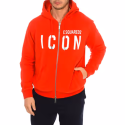 Sudadera Con Cremallera Y Capucha S79hg0002-s25042 Para Hombre - red, L