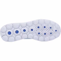 ) Geox D Spherica A Leather Women's Light Sky Trainers - Blue, 4 (Adults'
