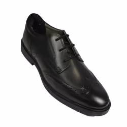 ) J Zheeno | Black | Boy's School Shoes - 9 (Adults'