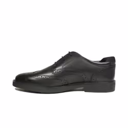 ) J Zheeno | Black | Boy's School Shoes - 9 (Adults' - Additional view 4