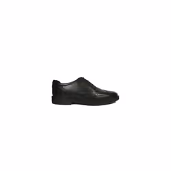 ) J Zheeno | Black | Boy's School Shoes - 9 (Adults' - Additional view 5