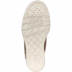) Geox D Maurica Leather Women's Dark Taupe Trainers - Brown, 6 (Adults'
