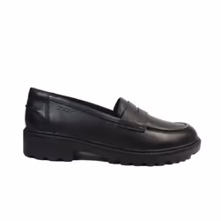 ) J Casey | Black | Girls School Shoes - 7 (Adults'