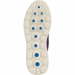 ) Geox D Spherica A Leather Women's Purple Trainers - Purple, 3 (Adults'