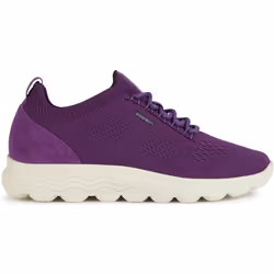 ) Geox D Spherica A Leather Women's Purple Trainers - Purple, 3 (Adults' - Additional view 4