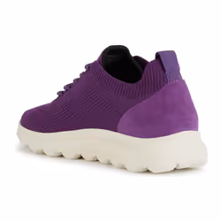 ) Geox D Spherica A Leather Women's Purple Trainers - Purple, 3 (Adults' - Additional view 5