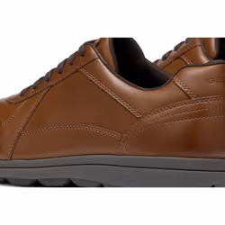 ) Geox U SPHERICA EC12 Leather Bovine Full Grain Men's Cognac Trainers - Brown, 9 (Adults' - Additional view 5