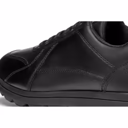 ) Geox U SPHERICA EC12 Leather Bovine Full Grain Men's Black Trainers - Black, 10 (Adults' - Additional view 5