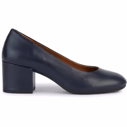 ) Geox D ELEANA A Leather Bovine Full Grain Women's Navy Heels - Blue, 7.5 (Adults' - Additional view 5