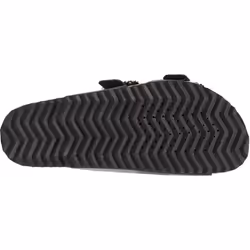 ) Geox D BRIONIA R Leather Women's Black Sandals - Black, 3 (Adults'