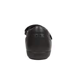 ) J Iberide | Black Leather | Girl's Mary Jane Brogue School Shoes - 1.5 (Children's
