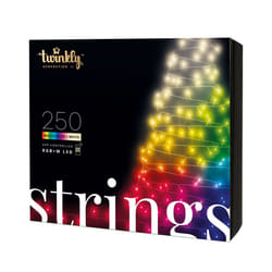 20m Smart App Controlled Twinkly Gen II Christmas Fairy Lights, Clear Cable, Special Edition | Home Indoor Multi Colour Select