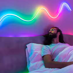 2m Plug In Smart App Controlled Twinkly LED Flex Light | Indoor Home Backlight Gaming